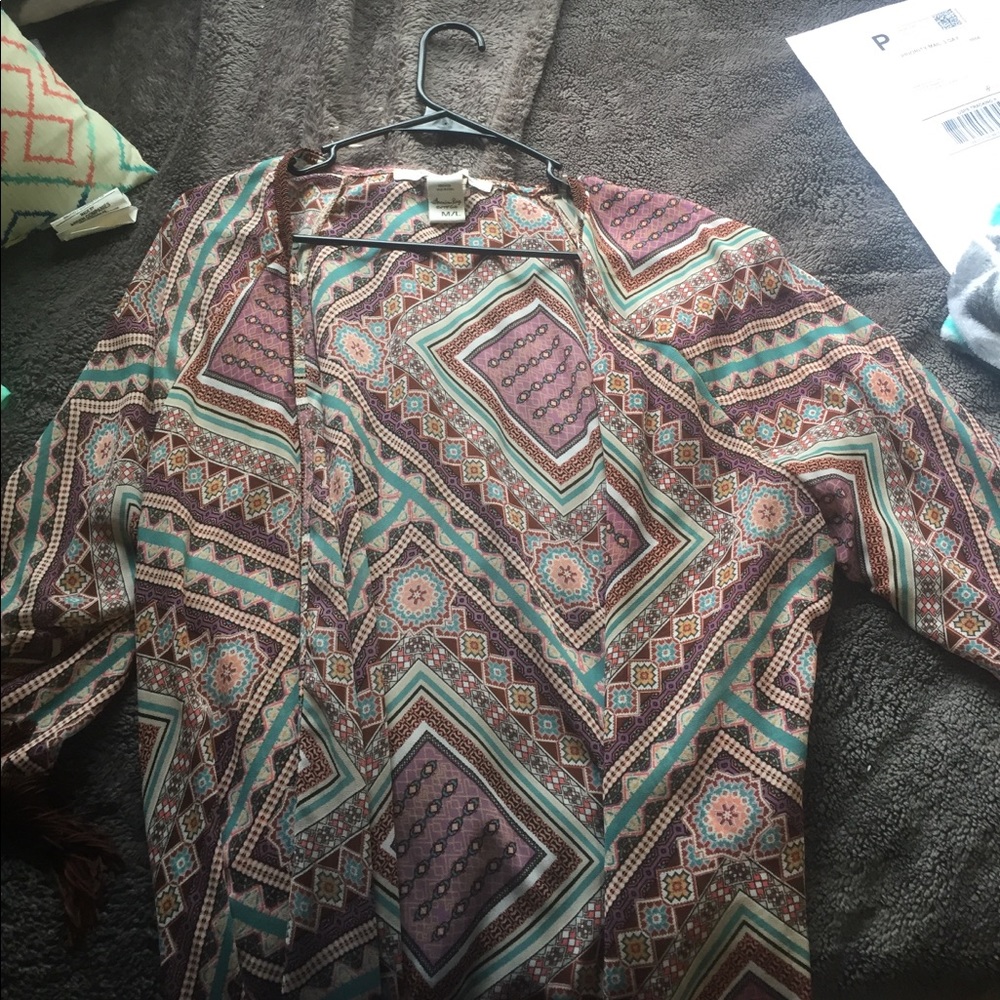American Rag long Kimono - Picture 2 of 3